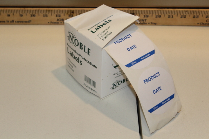 lot 80 image: Product Date Labels