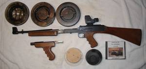 lot 1 image: American Arms AM-180 Machine Gun Class III