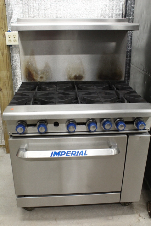 lot 1 image: Imperial 6 Burner Range
