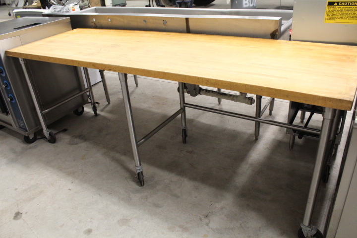 lot 16 image: Butcher Block Table