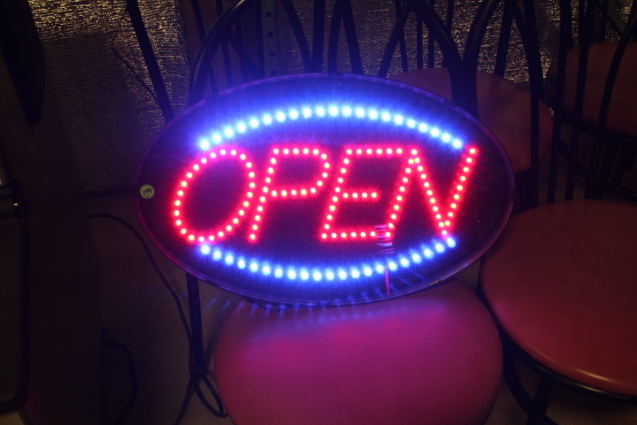lot 149 image: OPEN Sign