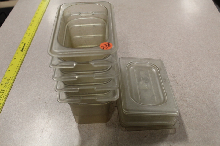 lot 238 image: 19 pan and lid lot
