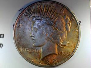 lot B2-SE1 image: 1922 Peace Dollar 1$ Silver