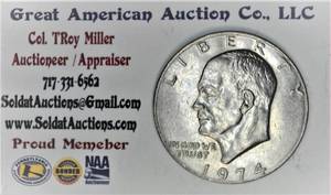 lot B3-SE4 image: EISNEHOWER DOLLAR 1$