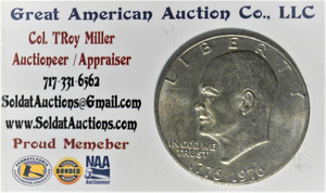 lot B3-SE5 image: 1976 Eisenhower Dollar 1$
