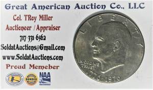 lot B3-SE6 image: 1976 D Eisenhower Dollar 1$