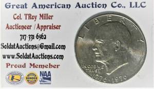 lot B3-SE7 image: 1976 P Eisenhower Dollar 1$