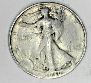 lot C1-SE14 image: 1- 1940 S 12 Dollar Walking Liberty 50c Silver