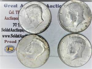 lot C1-SE23 image: 4 - 1964 12 Dollar Kennedy 50c Silver