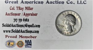 lot D2-SE71 image: 1-Washington Quarter 25 cents