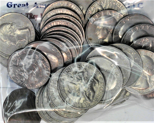 lot D2-SE86 image: 2 Roll of 25C Quarters