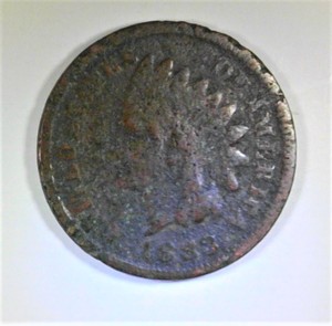 lot G1-JT174 image: 1- 1883Indian Head Cent 1 cent