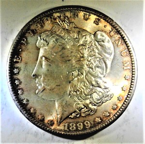 lot B1-JT16 image: 1- 1899 O Morgan Dollar 1$ Silver