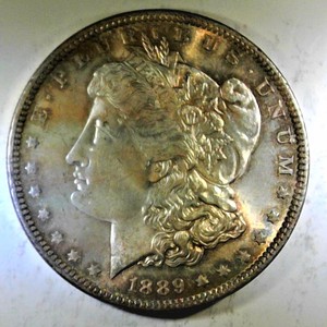lot B1-JT18 image: 1- 1889 Morgan Dollar 1$ Silver