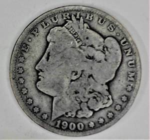lot B1-JT23 image: 1- 1900 O Morgan Dollar 1$ Silver