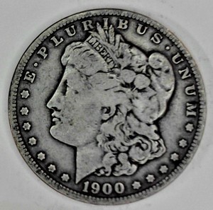 lot B1-JT24 image: 1- 1900 O Morgan Dollar 1$ Silver