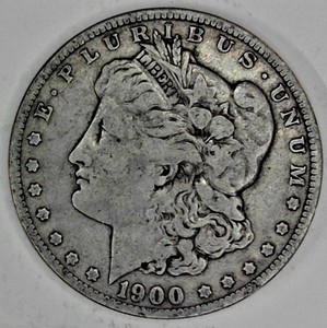lot B1-JT25 image: 1- 1900 O Morgan Dollar 1$ Silver