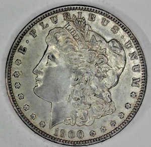 lot B1-JT27 image: 1- 1900 O Morgan Dollar 1$ Silver