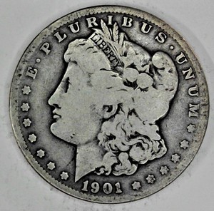 lot B1-JT29 image: 1- 1901 O Morgan Dollar 1$ Silver