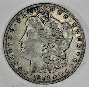 lot B1-JT30 image: 1- 1901 O Morgan Dollar 1$ Silver