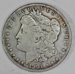 lot B1-JT31 image: 1- 1901 O Morgan Dollar 1$ Silver