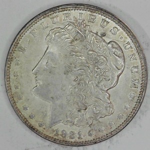 lot B1-JT35 image: 1- 1921 Morgan Dollar 1$ Silver
