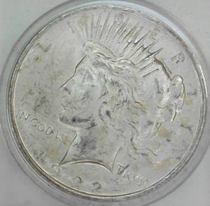 lot B2-JT42 image: 1- 1922 Peace Dollar 1$ Silver
