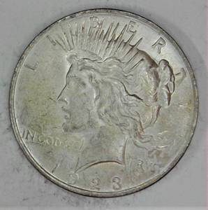 lot B2-JT56 image: 1- 1923 Peace Dollar 1$ Silver