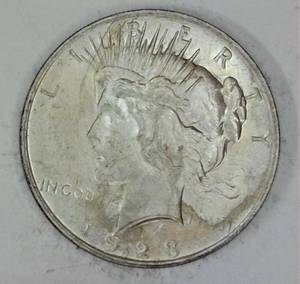 lot B2-JT58 image: 1- 1923 Peace Dollar 1$ Silver