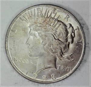 lot B2-JT59 image: 1- 1923 Peace Dollar 1$ Silver