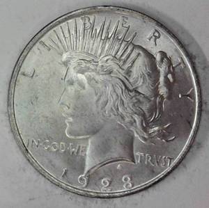 lot B2-JT60 image: 1- 1923 Peace Dollar 1$ Silver