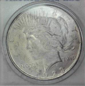 lot B2-JT63 image: 1- 1923 Peace Dollar 1$ Silver