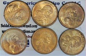 lot B4-JT76 image: 10- Sacagawea Dollar 1$