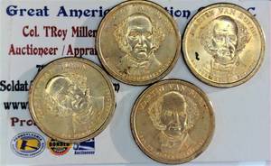 lot B4-JT85 image: 4- Presidential Dollar1$ Martin Van Buren