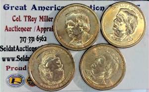 lot B4-JT94 image: 4- Presidential Dollar1$ Andrew Johnson