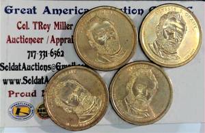 lot B4-JT95 image: 4- Presidential Dollar1$ Grant