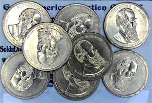lot B4-JT96 image: 8- Presidential Dollar1$ Hayes