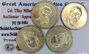lot B4-JT97 image: 4- Presidential Dollar1$ Garfield
