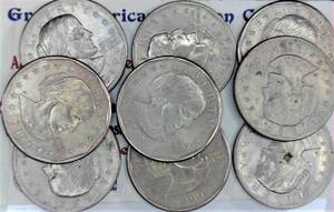 lot B4-JT98 image: 9-Susan B Anthony Dollar 1$