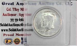 lot C1-JT100 image: 1 - 1964 Kennedy Half Dollar 50 Cents Silver Uncirculated