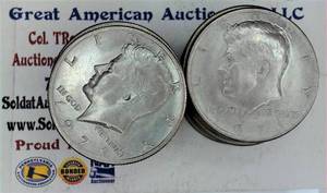 lot C2-JT109 image: 20- 1971 Kennedy Half Dollar 50 Cents