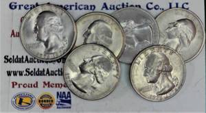 lot D2-JT138 image: 6- 1976 25 Cents Washington Quarter