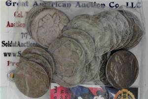 lot F1-JT164 image: 1 LOT- Different Dates Buffalo Nickels LOT