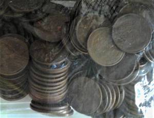 lot G1-JT183 image: 1 Lot  1950S- Lincoln Cent Wheat Penny 1c