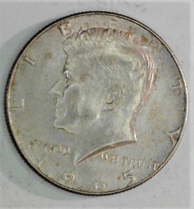 lot C2-JT101 image: 1 - 1965 Kennedy Half Dollar 50 Cents
