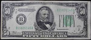 lot I1-SE128 image: 1- 50.00 Dollar Bill