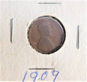 lot G1-KS5 image: 1- 1909 Lincoln Wheat Penny