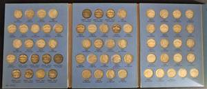 lot G1-KS16 image: 1 Lot of 62 Lincoln Wheat Cents 2 books