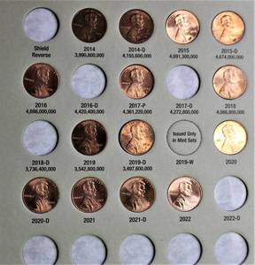 lot G3-JT171 image: 1- 1 Book Lincoln Cent 2014