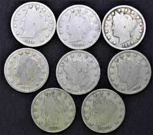 lot F1-SE104 image: V Nickels LOT